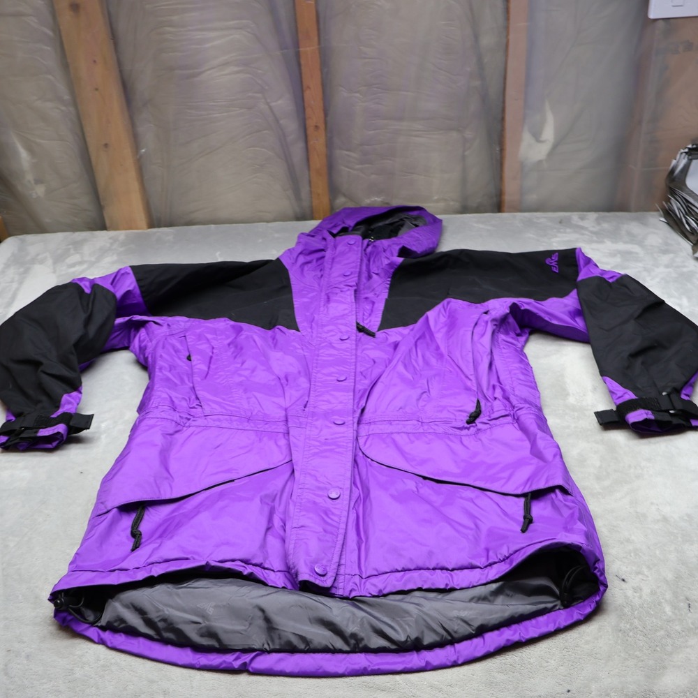 Eastern Mountain Sports Jacket Women XL Purple Gore-Tex Ski Snow Waterproof VTG